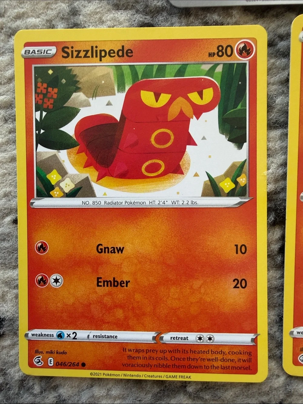 Sizzlipede & Centiskorch Evolution Lot | Temporal Forces + Fusion Strike |✨5/$25